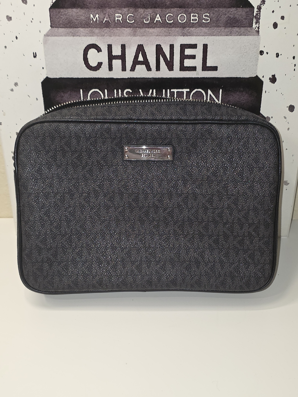 MICHAEL Michael Kors Jet Set Black Logo Crossbody Bag
